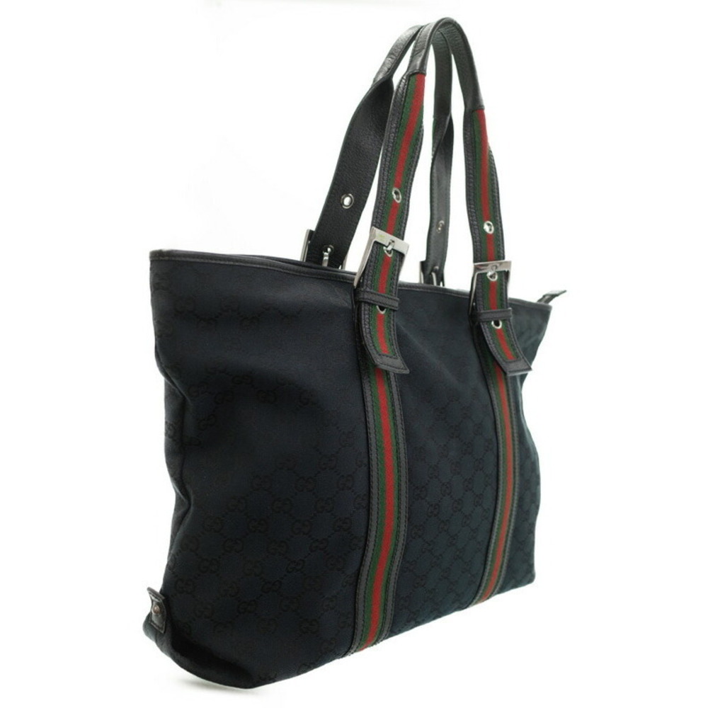 Gucci GG Brown Tan canvas bag Supreme signature Sherry web Shoulder
